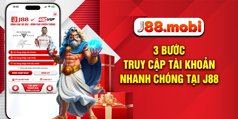 3 bước truy cập tài khoản nhanh chóng tại J88